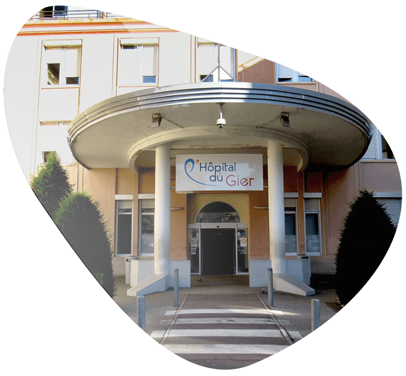 Entrée de l'Hôpital de Saint Chamond