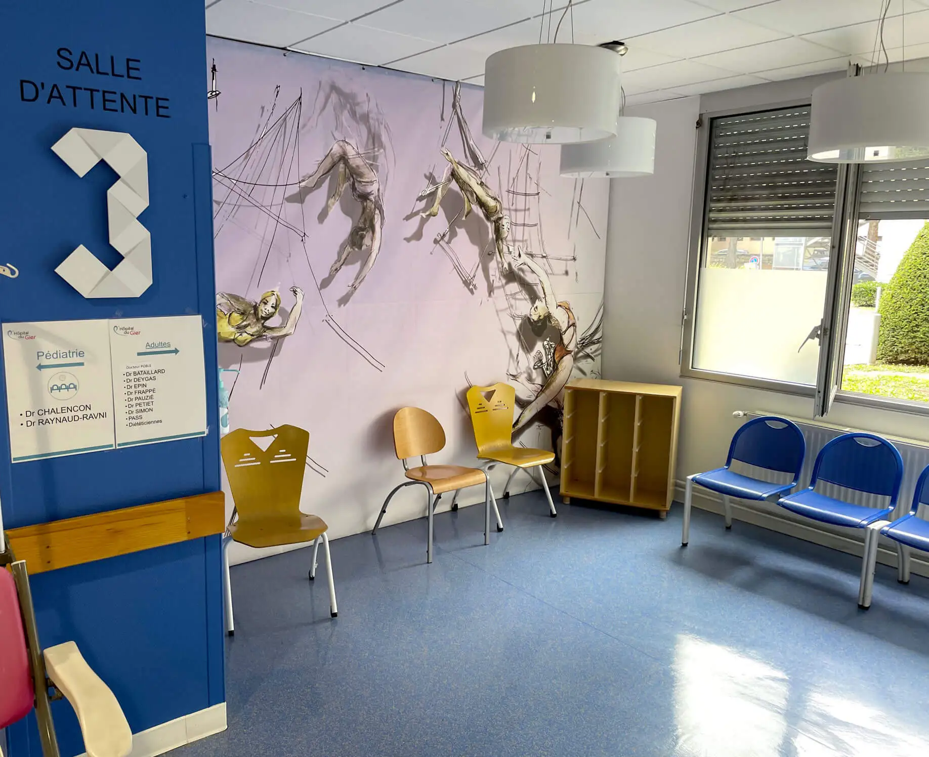 Salle d'attente Pédiatrie