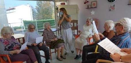 Musicothérapie dans notre EHPAD A. Pinay Les Charmilles